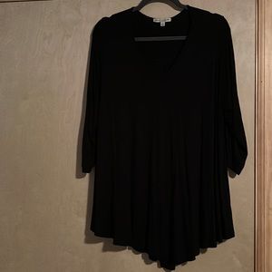 Green envelope top, black, size 2XL